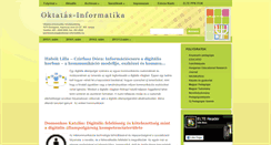 Desktop Screenshot of oktatas-informatika.hu