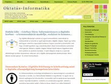 Tablet Screenshot of oktatas-informatika.hu